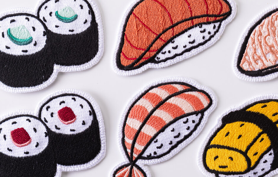 お寿司ワッペン