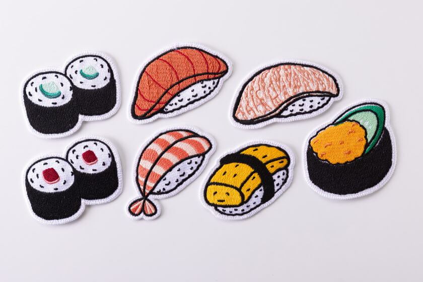 お寿司ワッペン